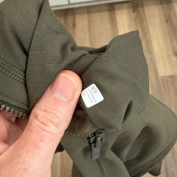 Lululemon Define High-Rise Wide-Leg PantS Luon Olive Green Brown Size XS - Picture 3 of 14